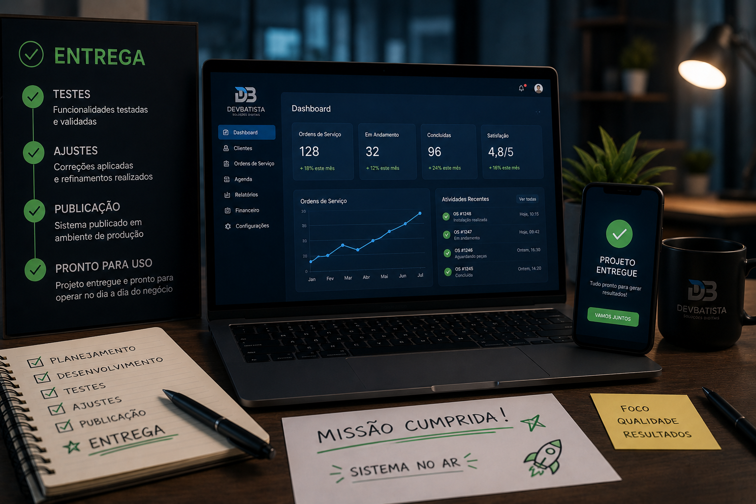 Interface usada para representar a entrega da solução